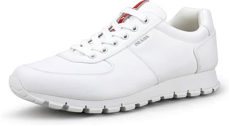 luxus herren schuhe sneaker weiss prada|Designer Sneaker für Herren .